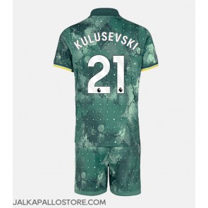 Tottenham Hotspur Dejan Kulusevski #21 Kolmaspaita Lapsille 2024-25 Lyhythihainen (+ shortsit)